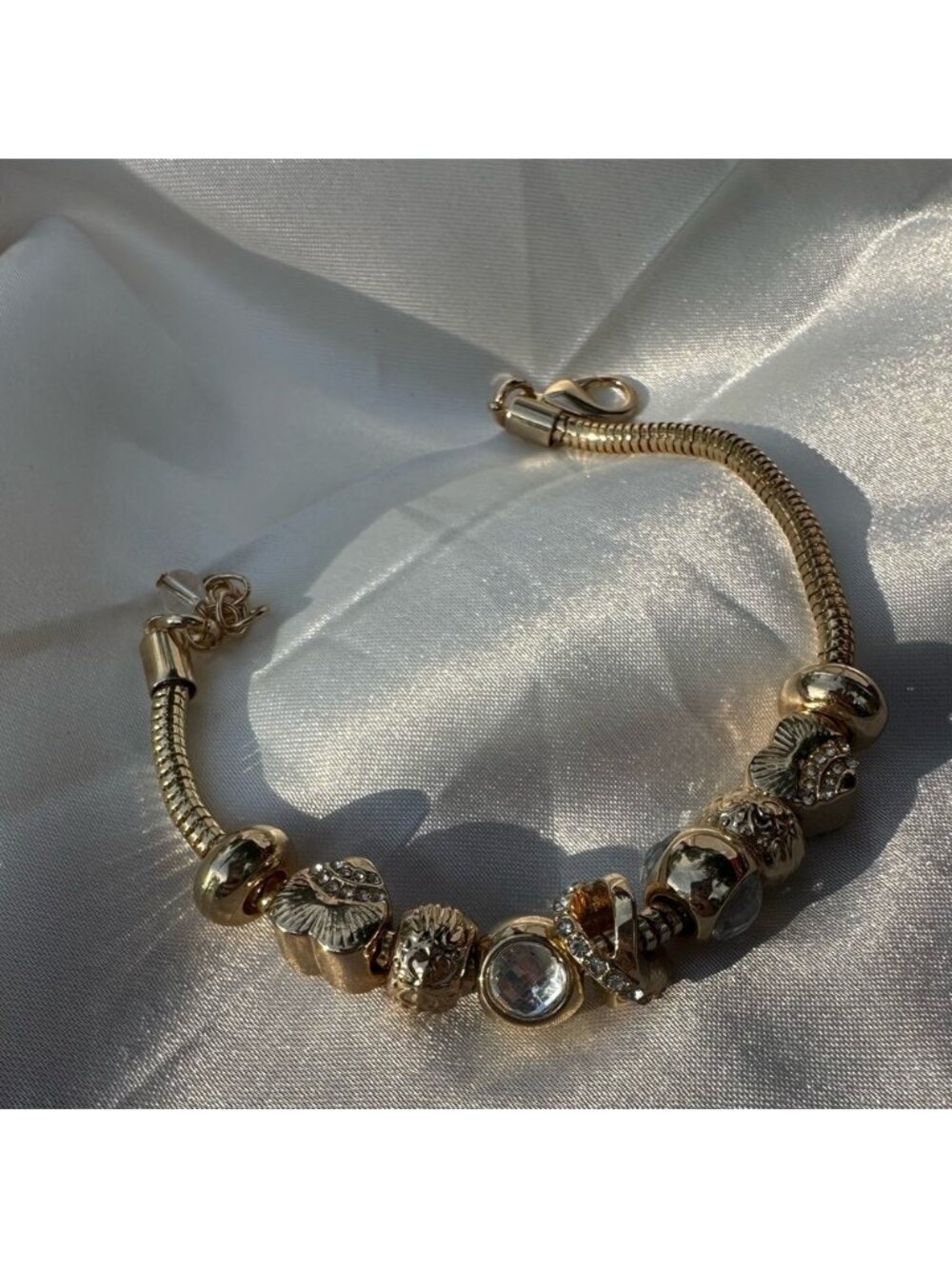Mother’s Day gift Pandora Gold Charm Bracelet